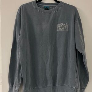 Blue Gray Crewneck Sweater